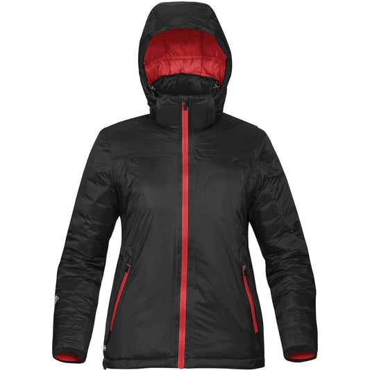 Black/Bright Red