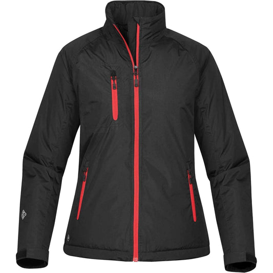 Black/Bright Red