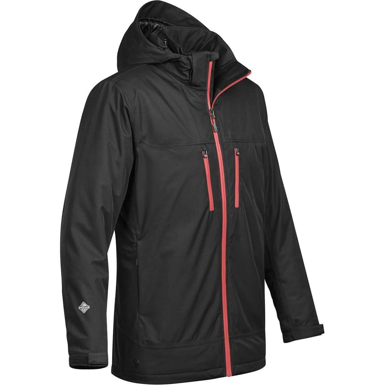 Black/Bright Red - 3/4 View