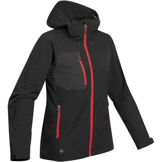 Black/Bright Red - 3/4 View