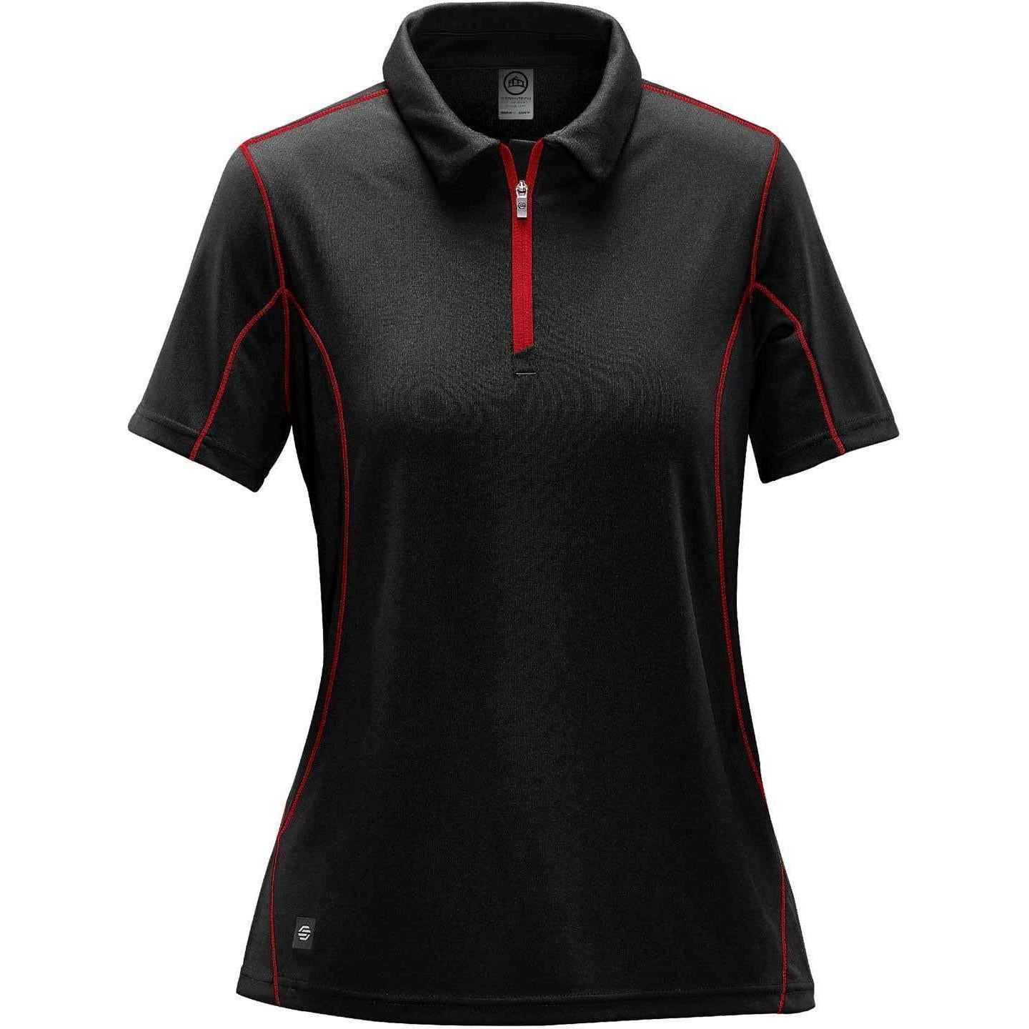 Black/Bright Red
