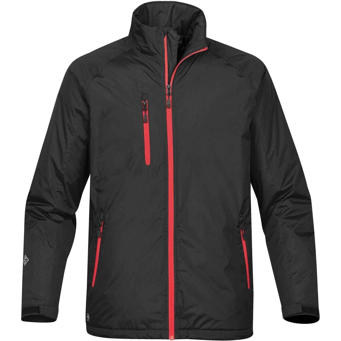 Black/Bright Red
